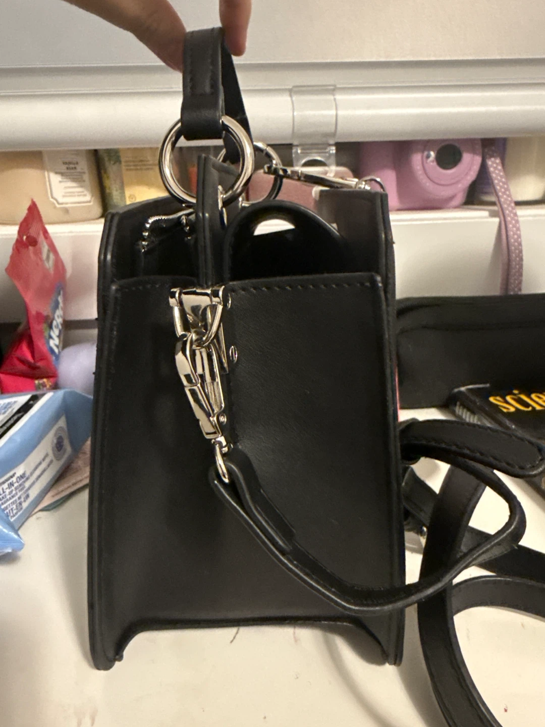 Steve Madden Black Faux Leather Handbag - photo 3