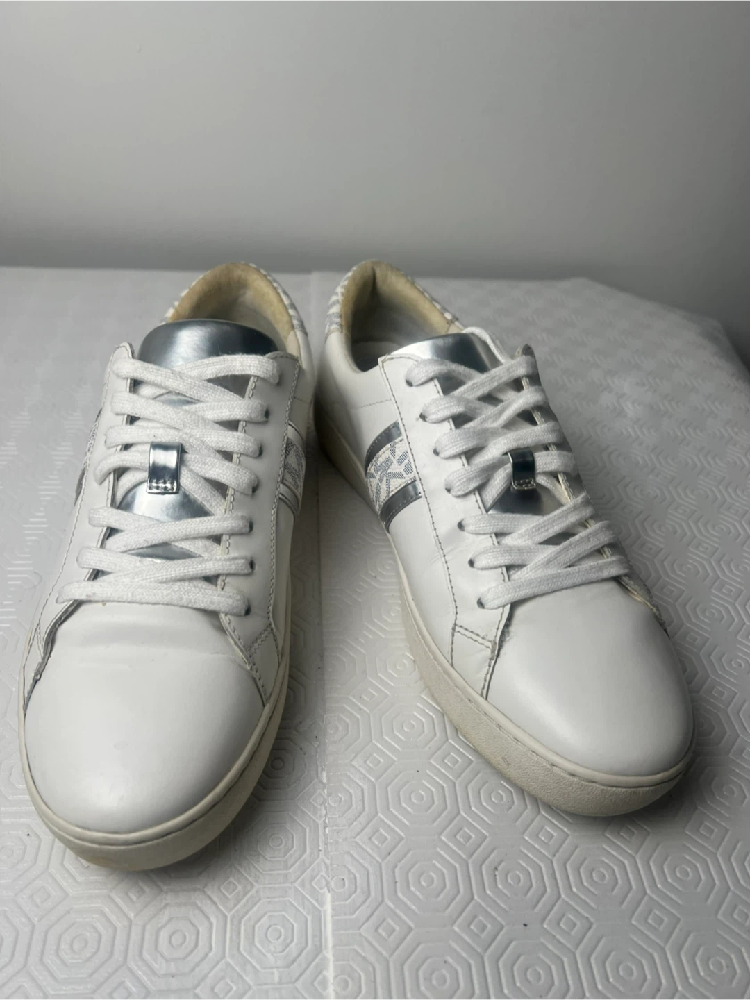 Michael Kors White Leather Sneakers - photo 2