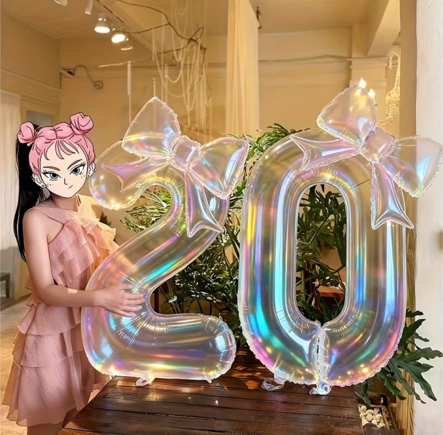 NEW 40-inch transparent number balloon kit - photo 4