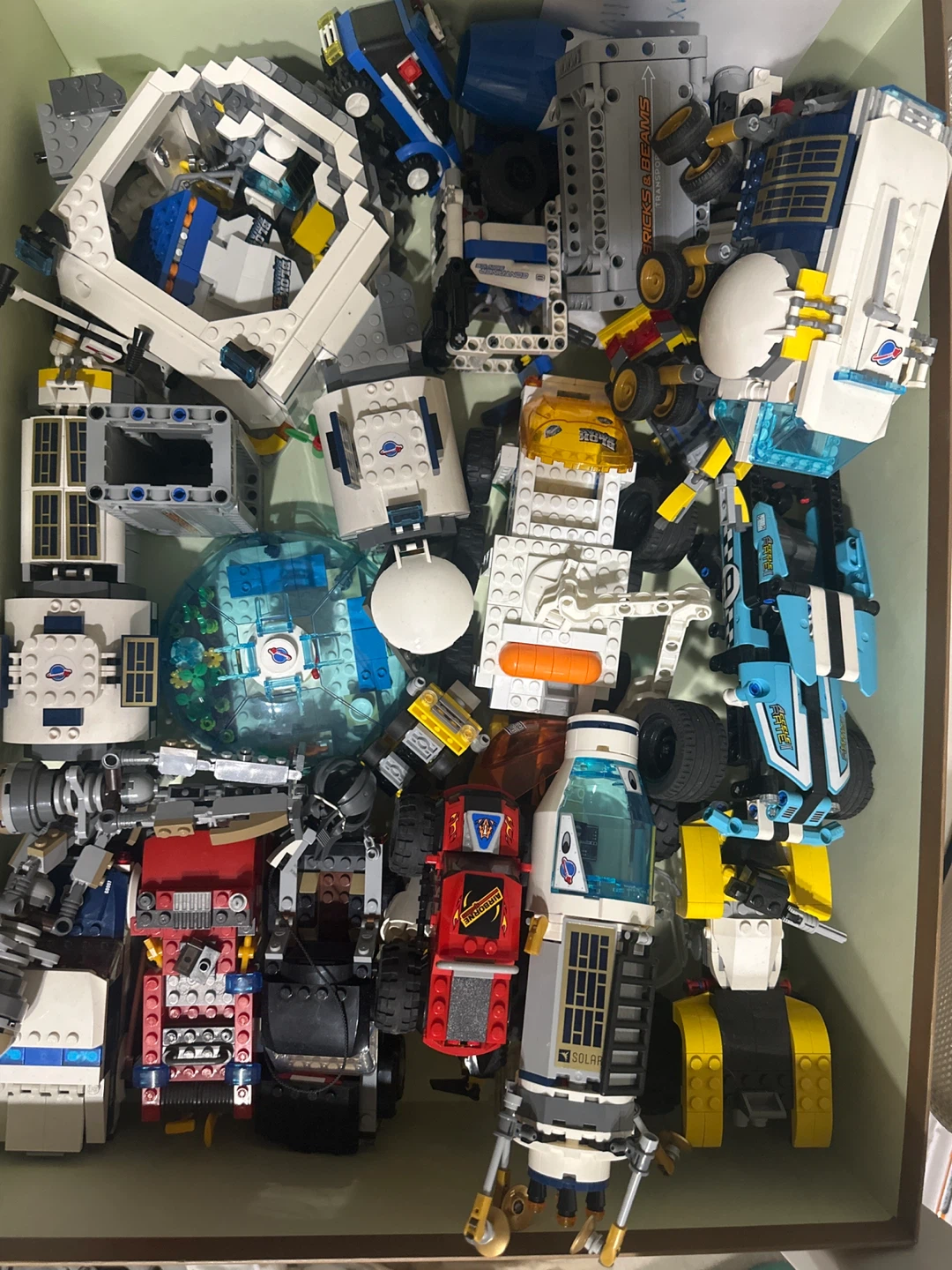 Mixed LEGO Space and Vehicle Sets