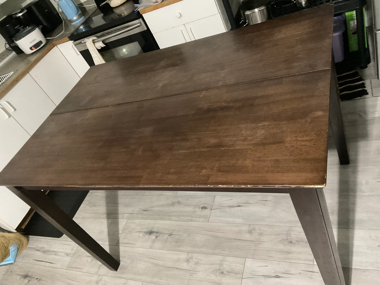Dark Wood Dining Table