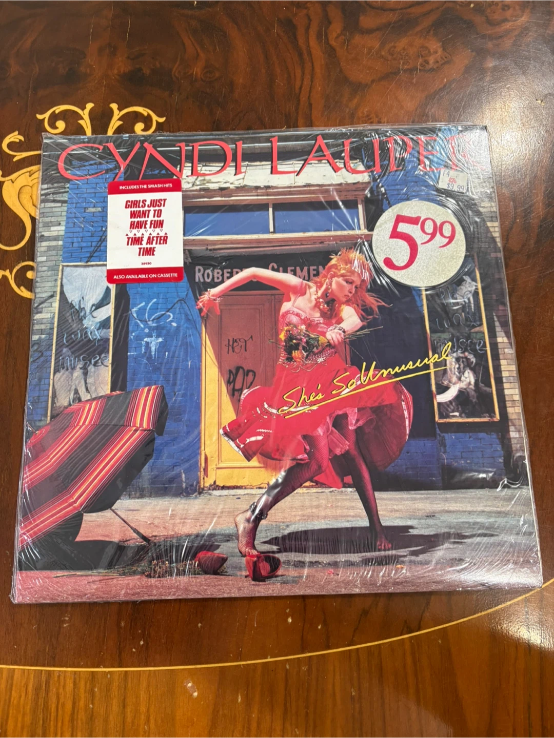 Cyndi Lauper She's So Unusual Vinyl Record - Debut Album