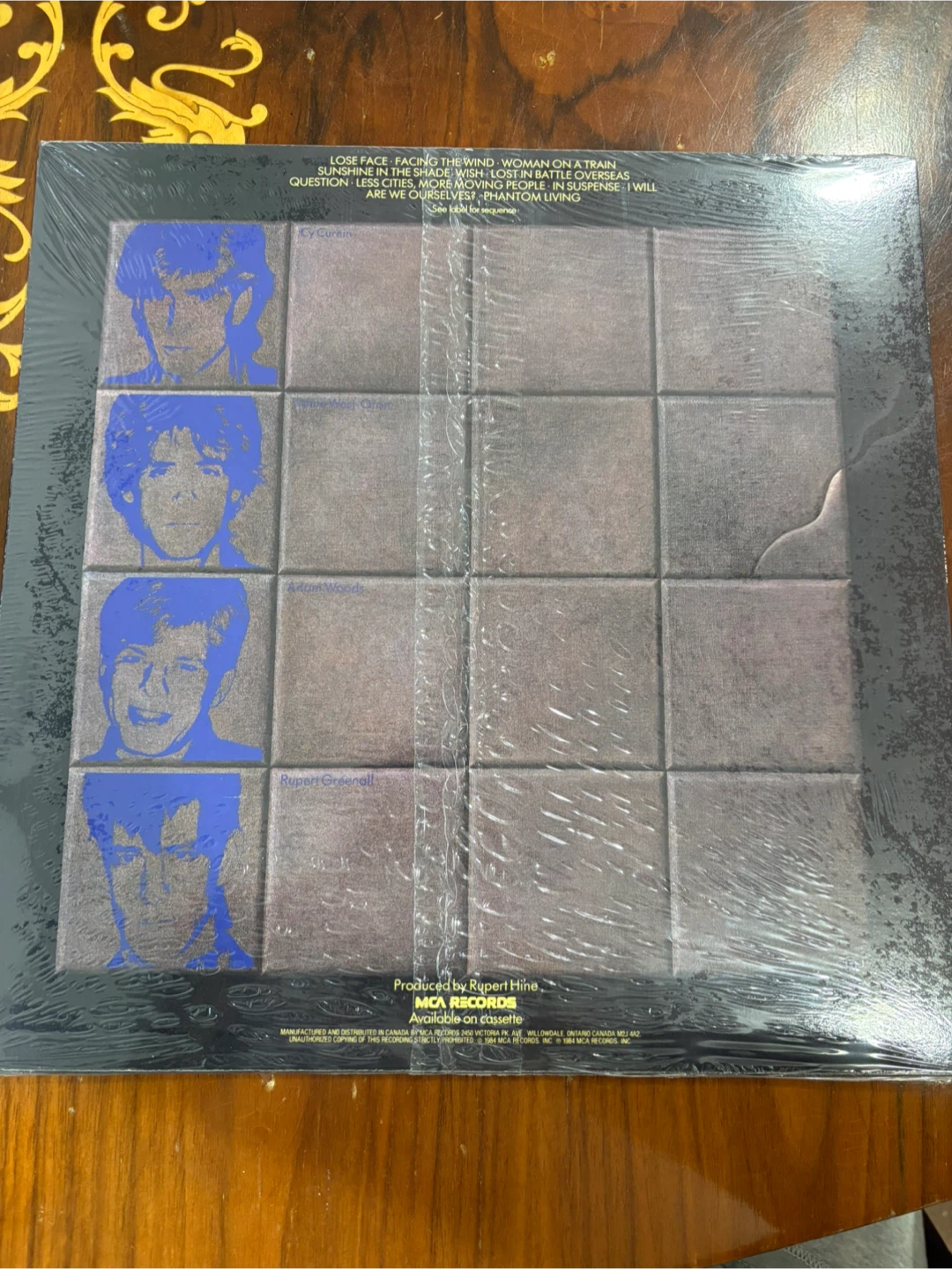 Rare Factory Sealed 194 The Fixx Phantoms Vinyl LP MCA 5507 - photo 2