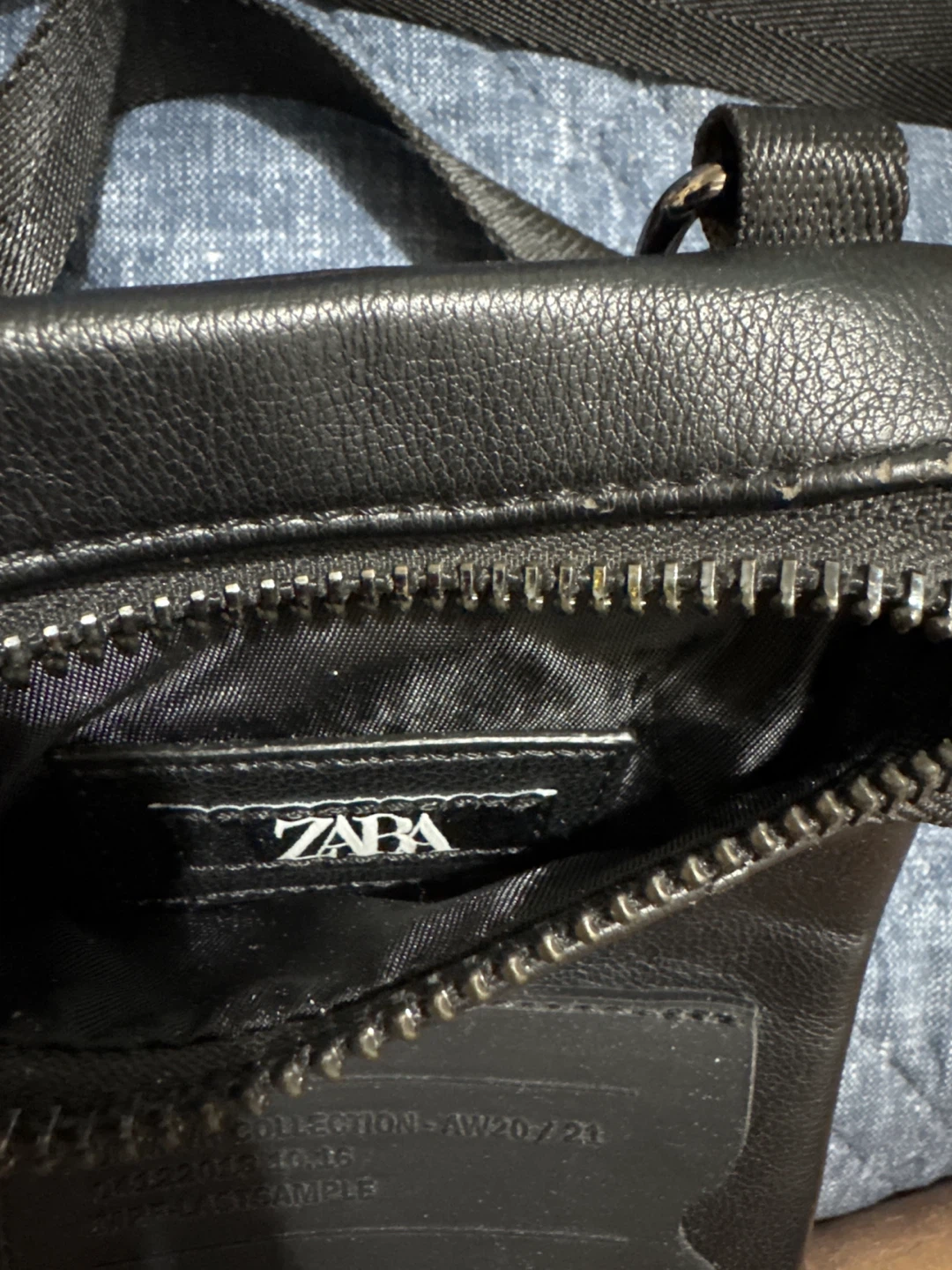 Zara Black Faux Leather Crossbody Bag - photo 3