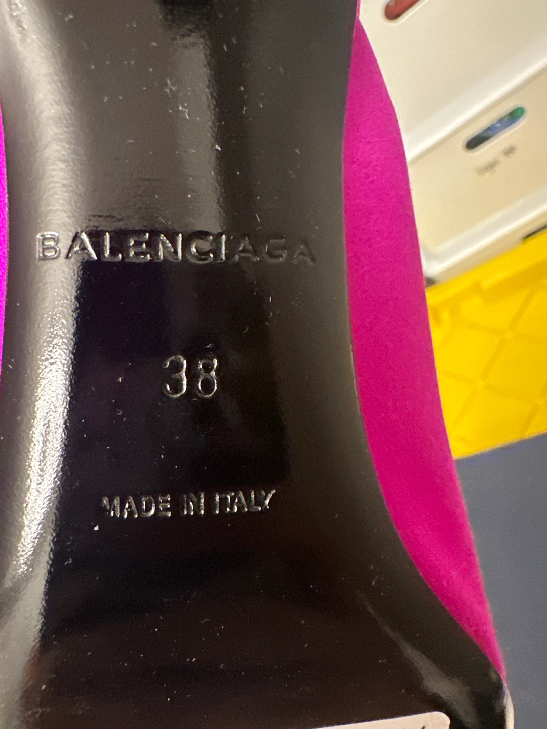 Balenciaga Pink Pointed Toe Bow Heels Size 38 - photo 3