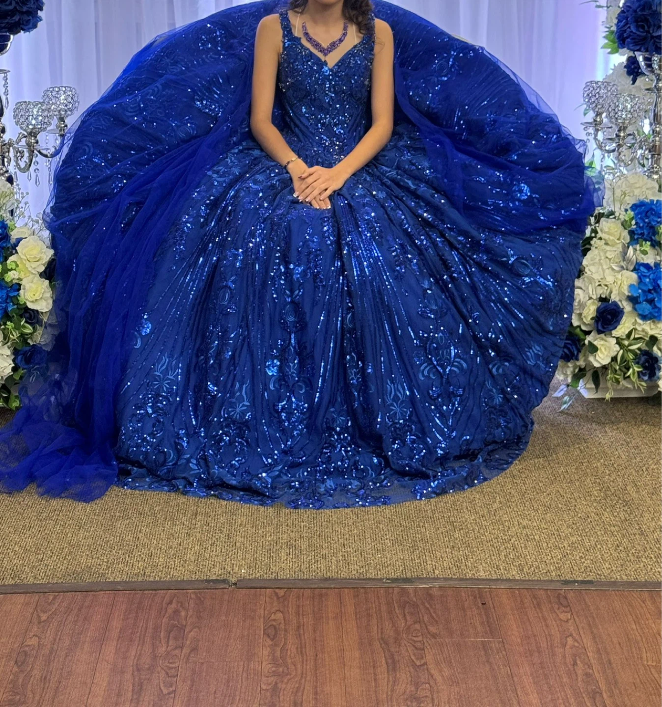 Royal blue sweet 16 dress - photo 2