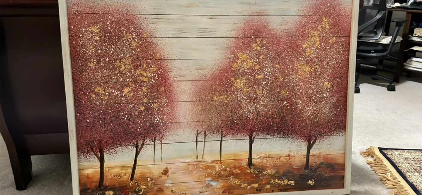 Textured Landscape Painting