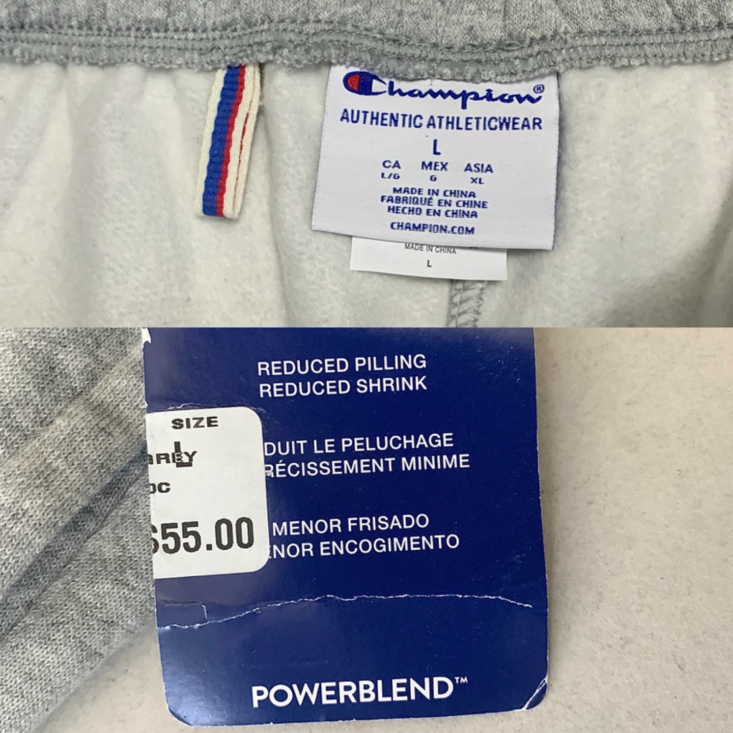Champion Mens Fleece Sweatpants Powerblend Graphic Joggers NEW - photo 5