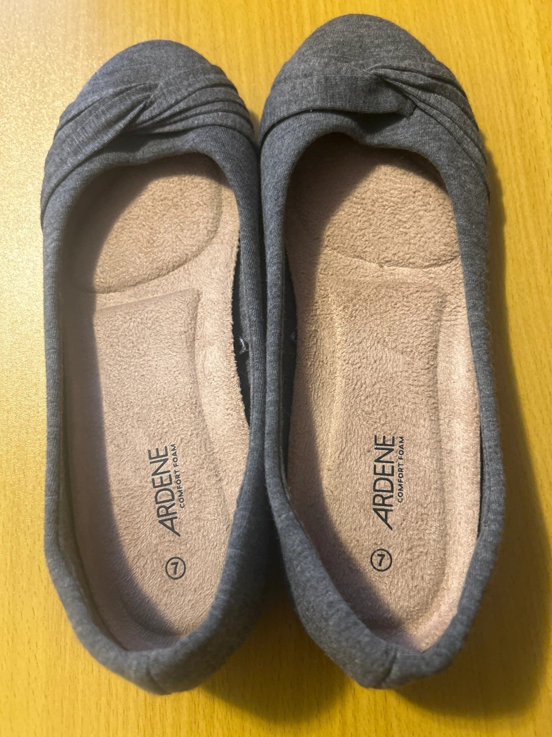 Ardene Grey Ballet Flats Size 7