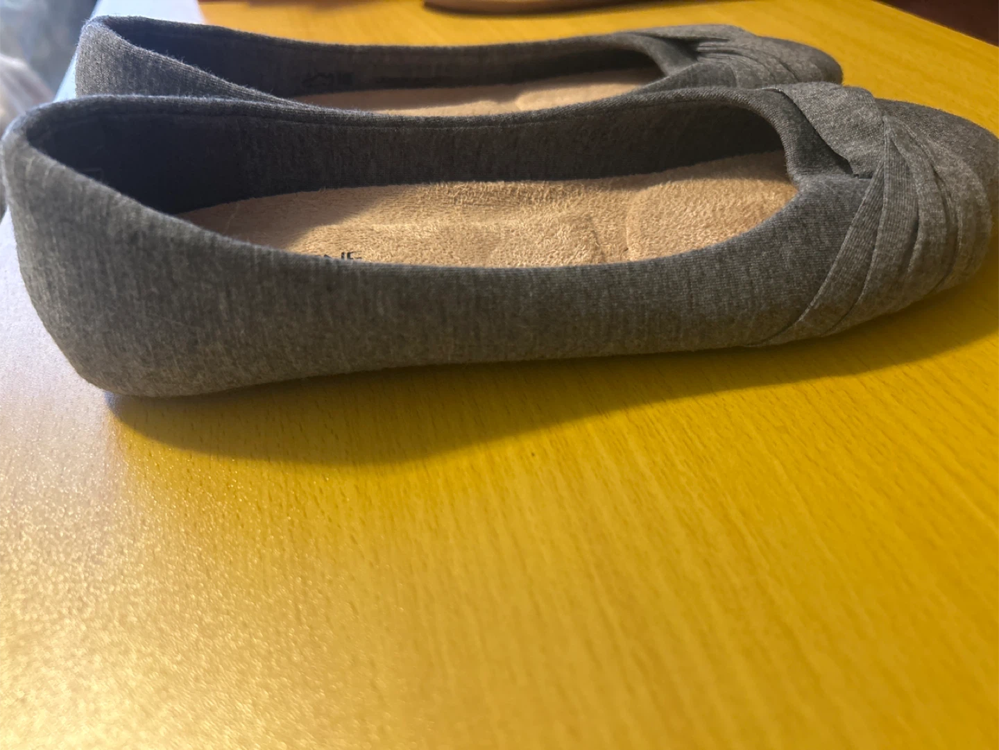 Ardene Grey Ballet Flats Size 7 - photo 3