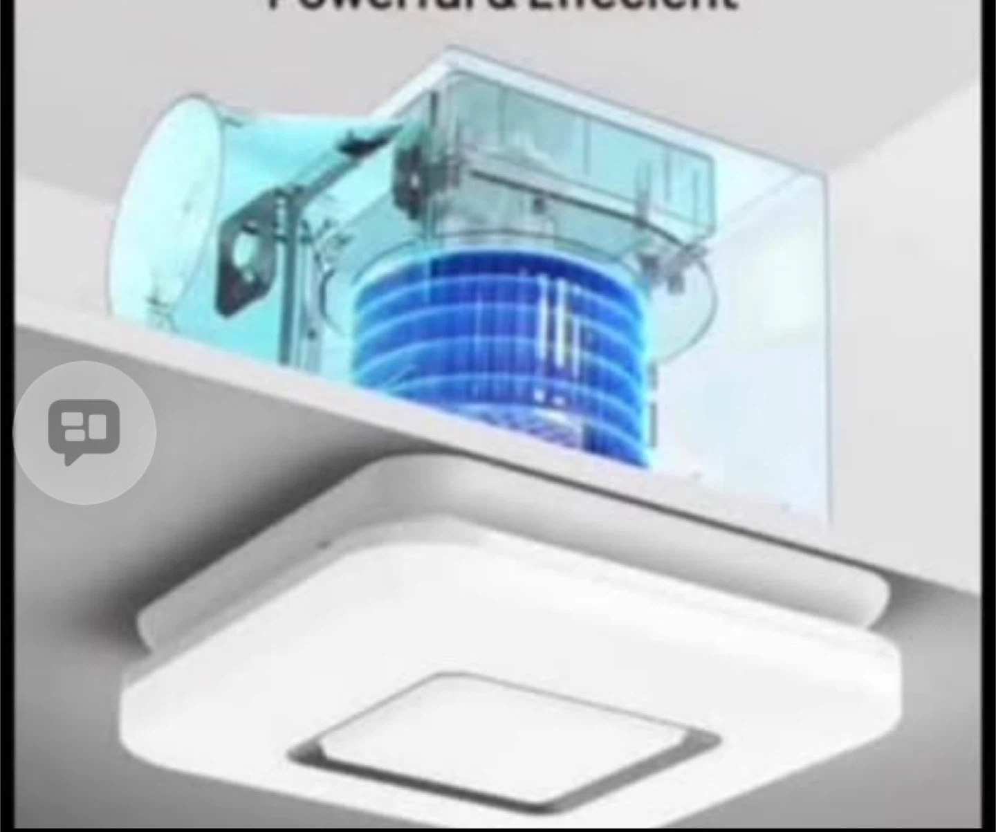 Ventilation Fan with Integrated Light - photo 2