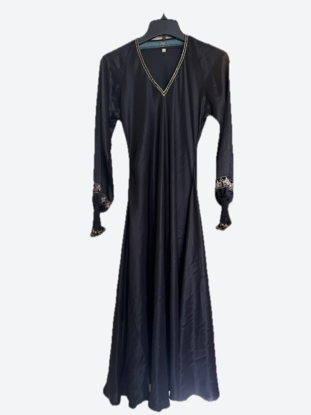 Black Embellished Abaya Dress