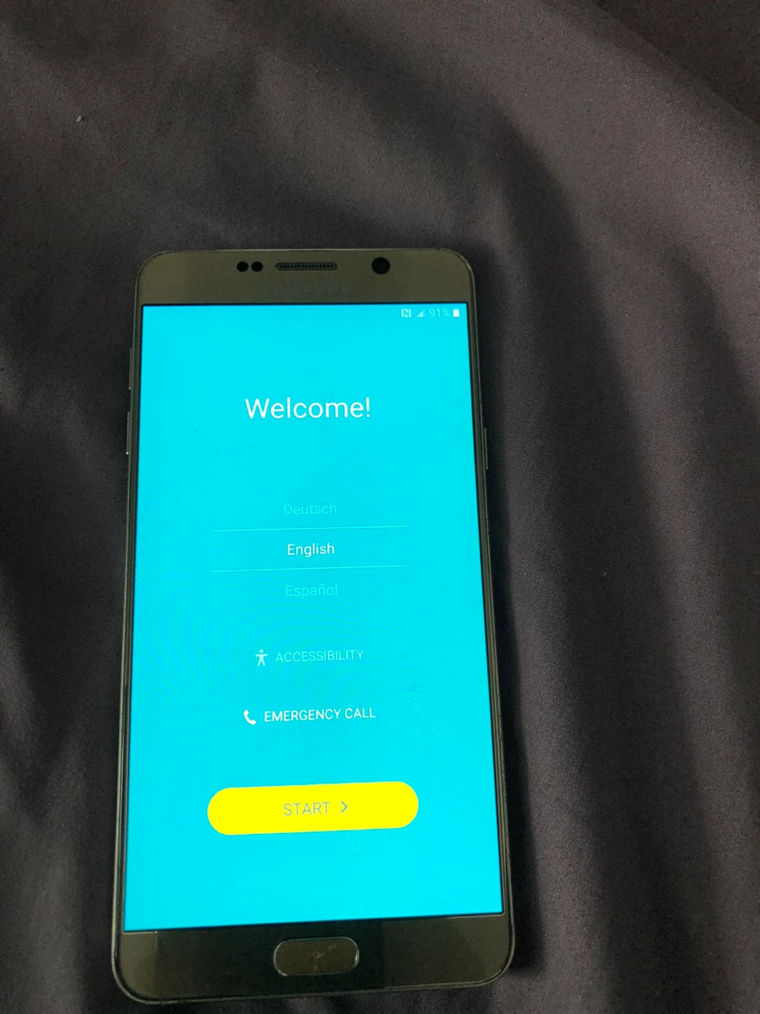 Samsung Galaxy Note 5 Gold Smartphone - photo 3