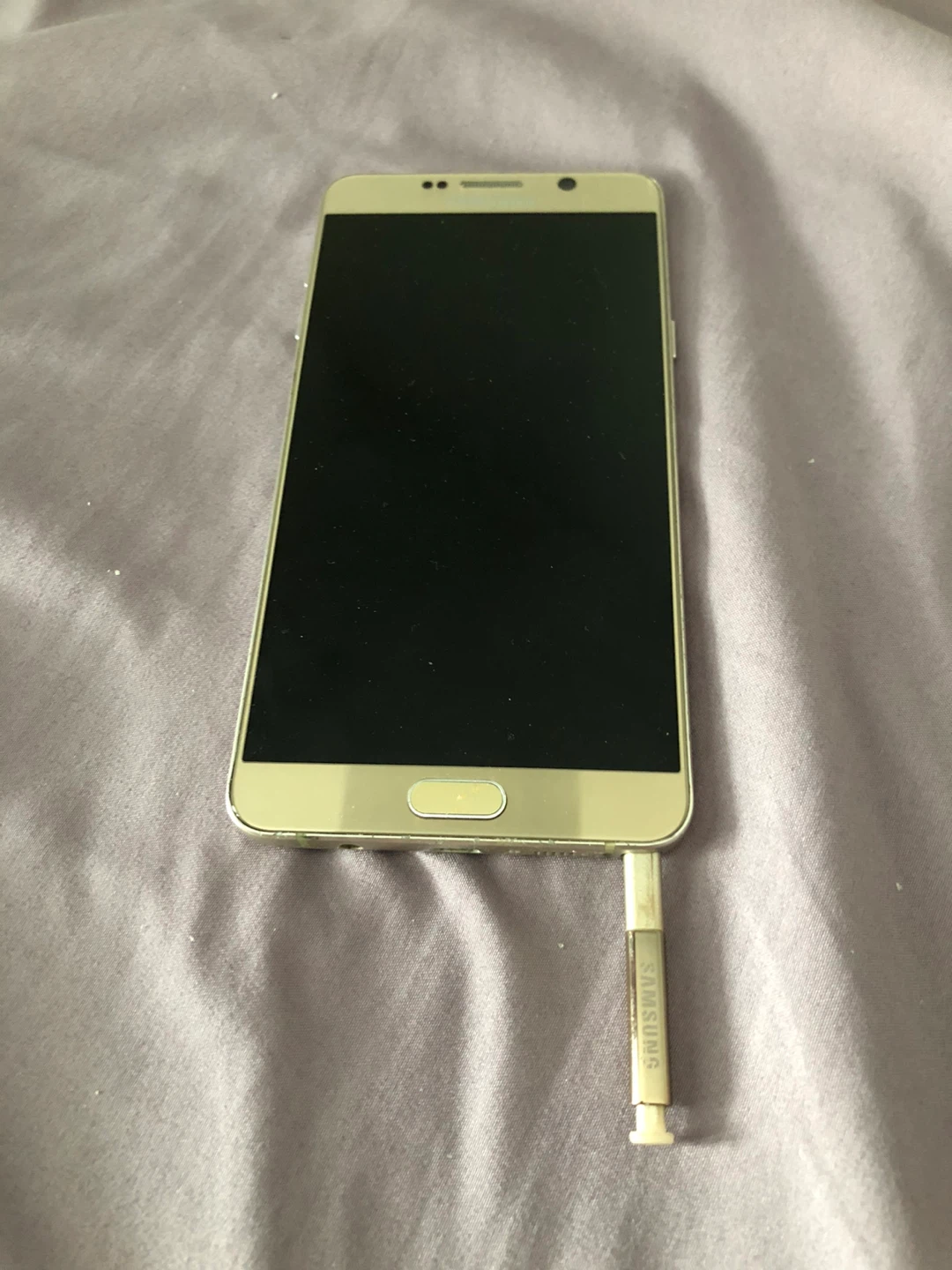 Samsung Galaxy Note 5 Gold Smartphone - photo 2