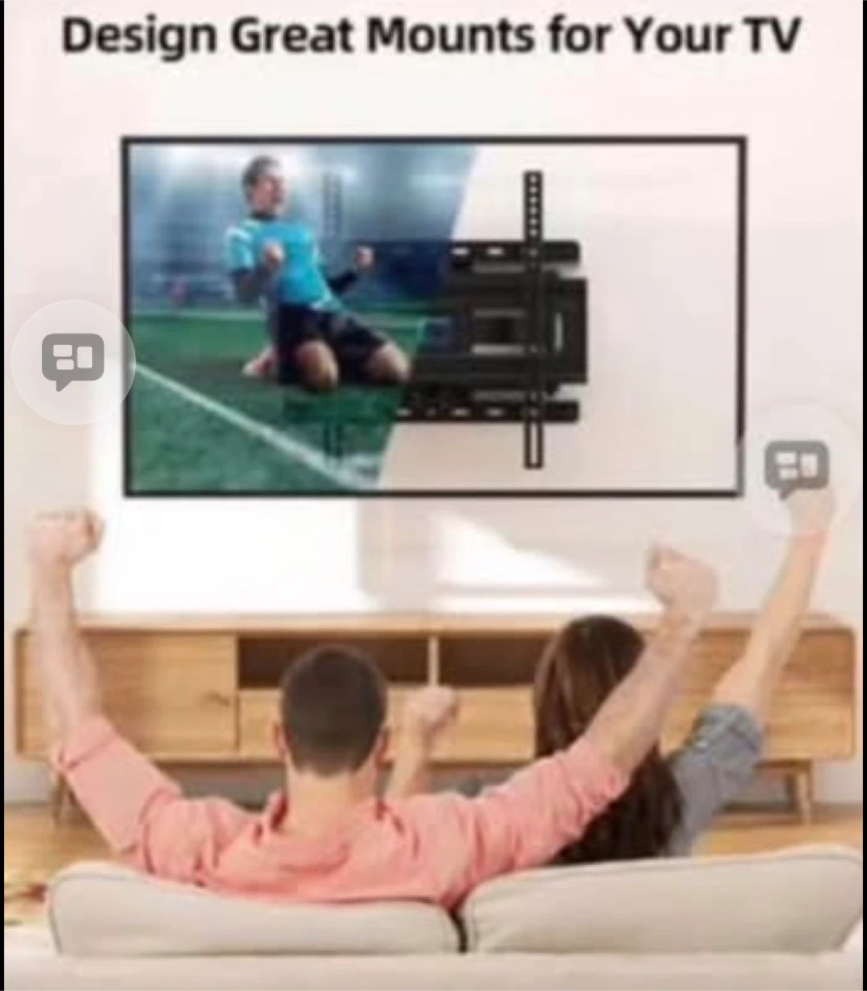 TV Wall Mount - 27”x70” - photo 2