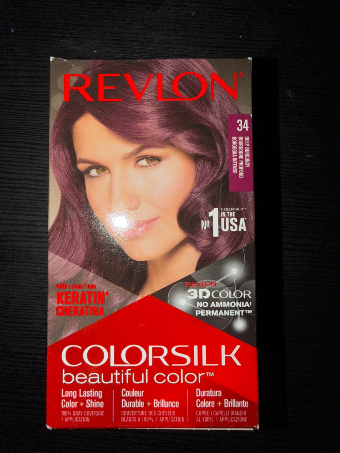 Revlon Colorsilk Beautiful Color 34 Deep Burgundy