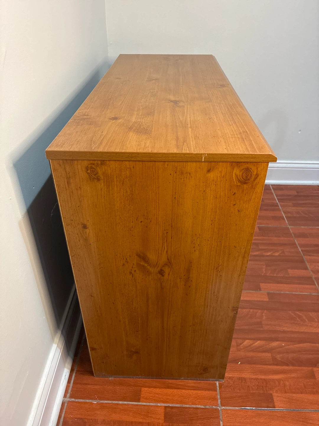 Wooden Bookcase with 4 Shelves - photo 2