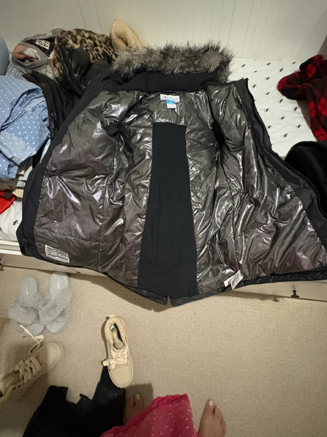 Columbia Women's Black Insulated Parka with Fur Hood - photo 3