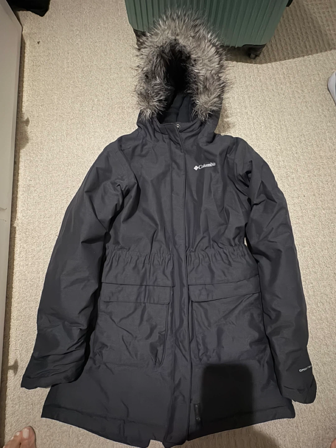 Columbia Women's Black Insulated Parka with Fur Hood