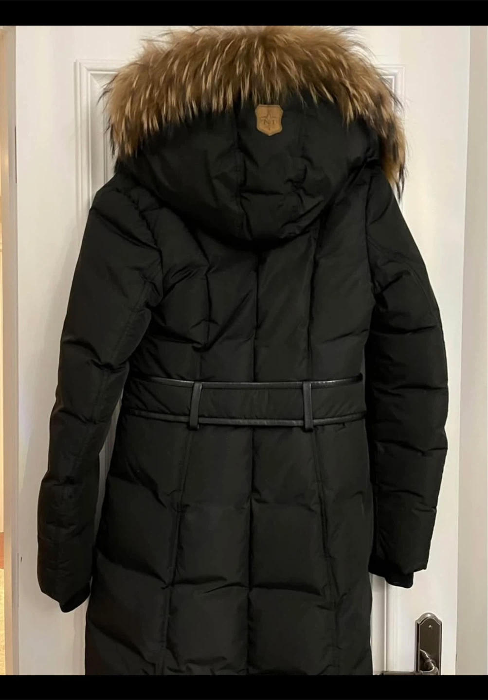 Mackage Black Down Coat with Fur Trim - photo 2
