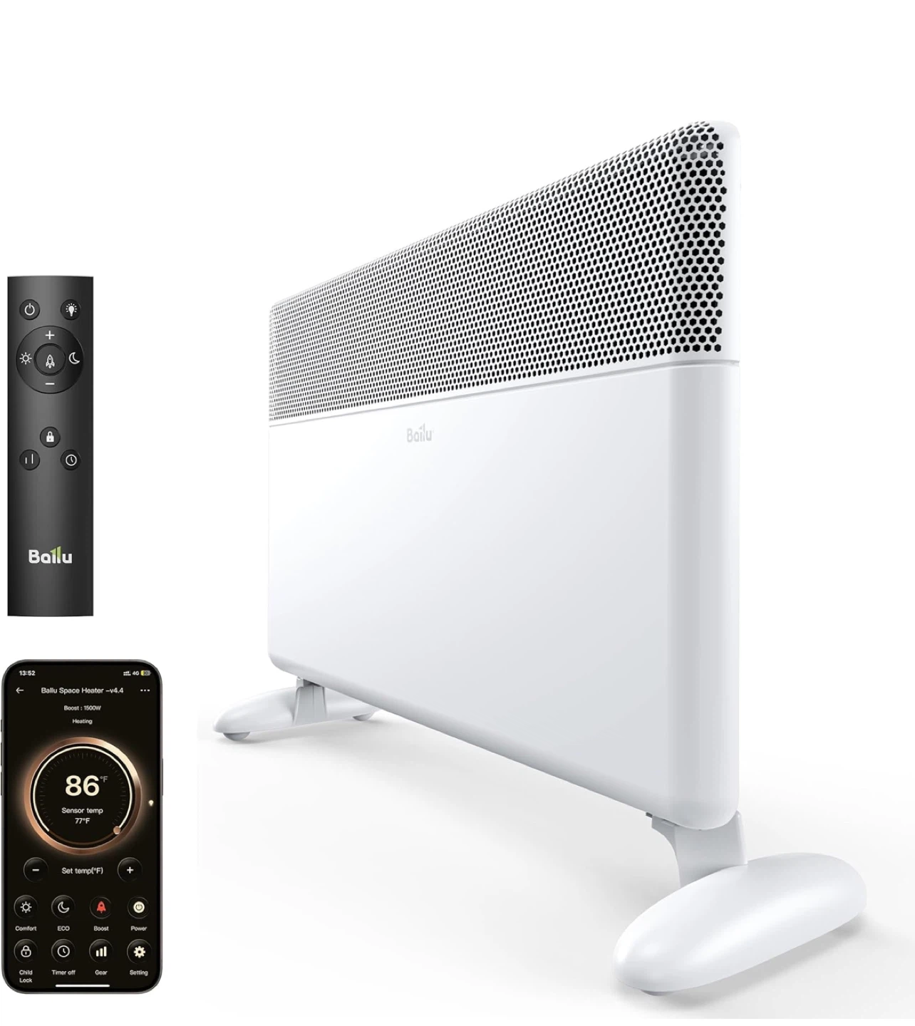 Ballu Convection Panel Space Heater - photo 2