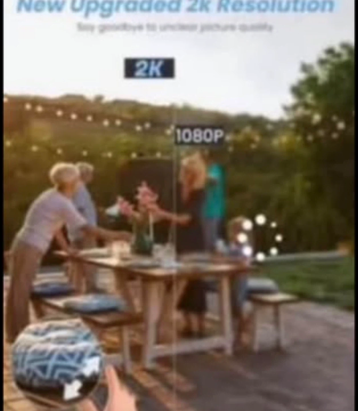 Security Camera with 2K Resolution and Color Night Vision - photo 5