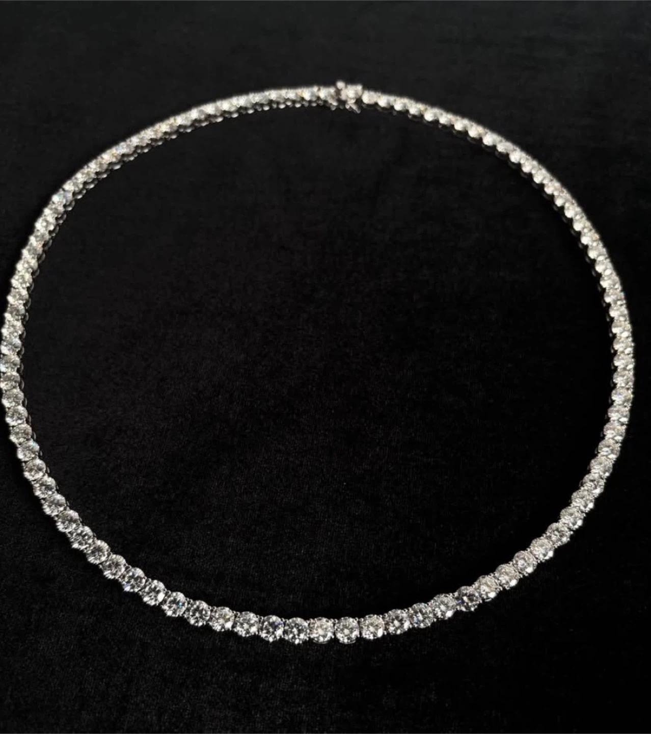 5mm Moissanite Tennis Chain 20” – D Color VVS1 Diamond Look - photo 2