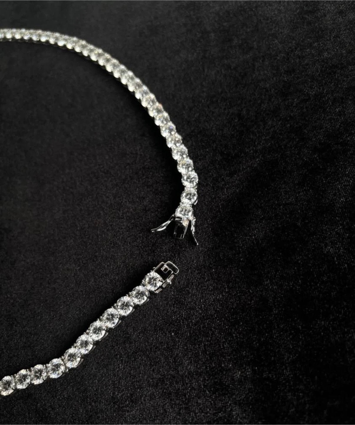 6mm Moissanite Tennis Chain 20” – D Color VVS1 Diamond Look - photo 3