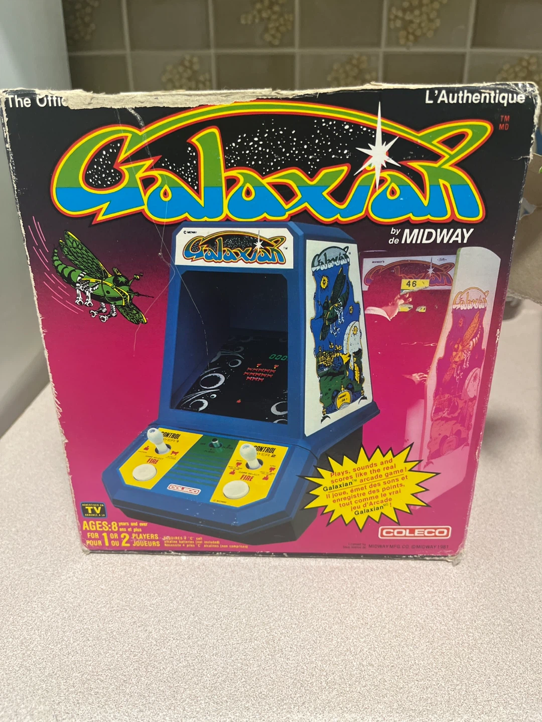 Coleco Galaxian Electronic Handheld Game