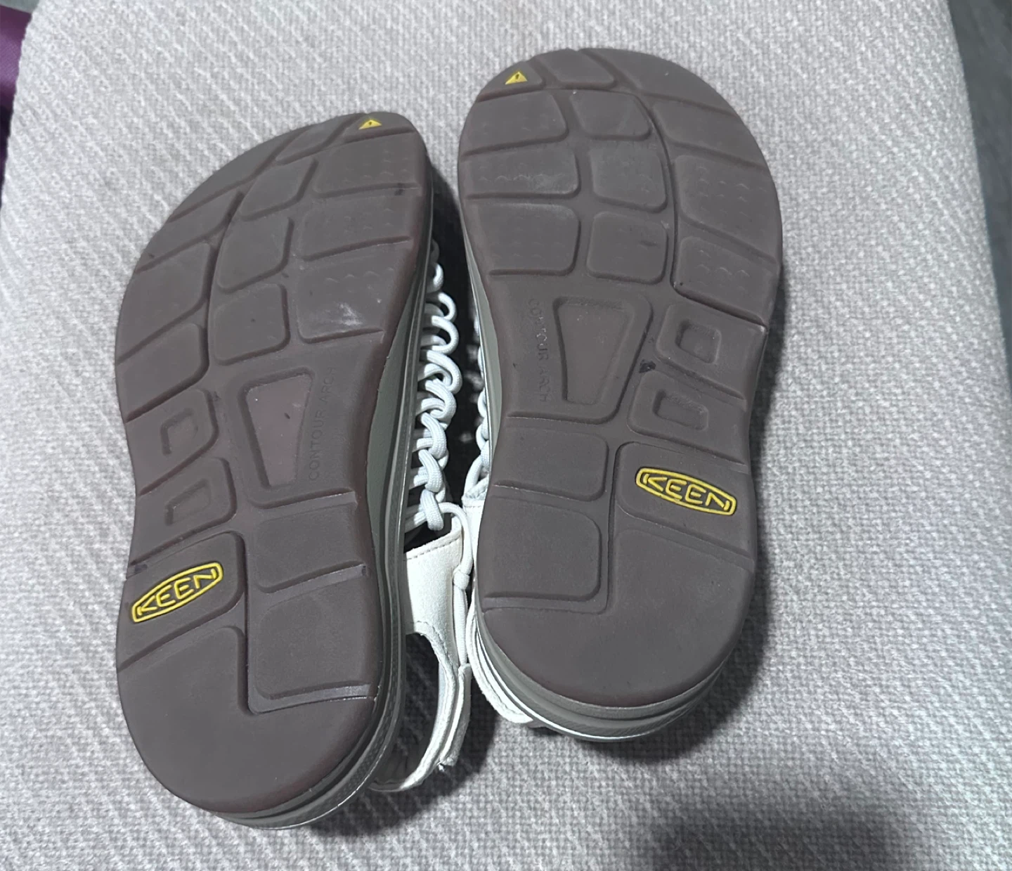 KEEN Uneek Women's Sandals White/Gray Size 7.5