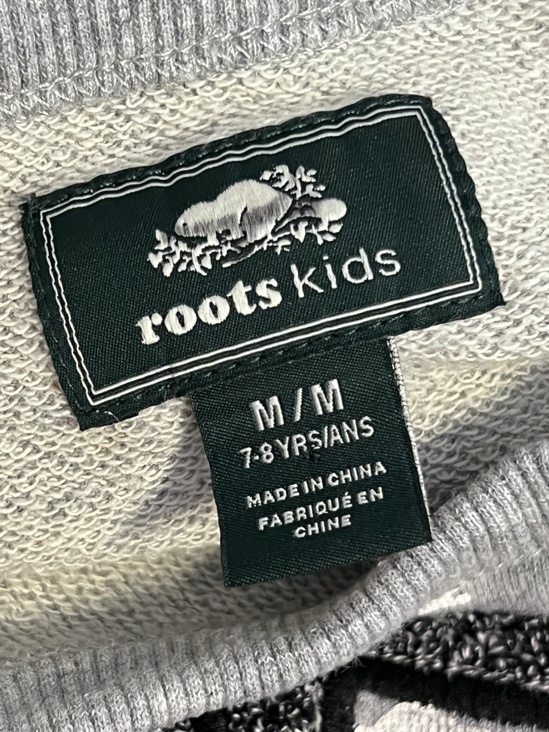 Roots Kids Crewneck Sweatshirt – Grey (Youth M / 7–8 Years) - photo 3