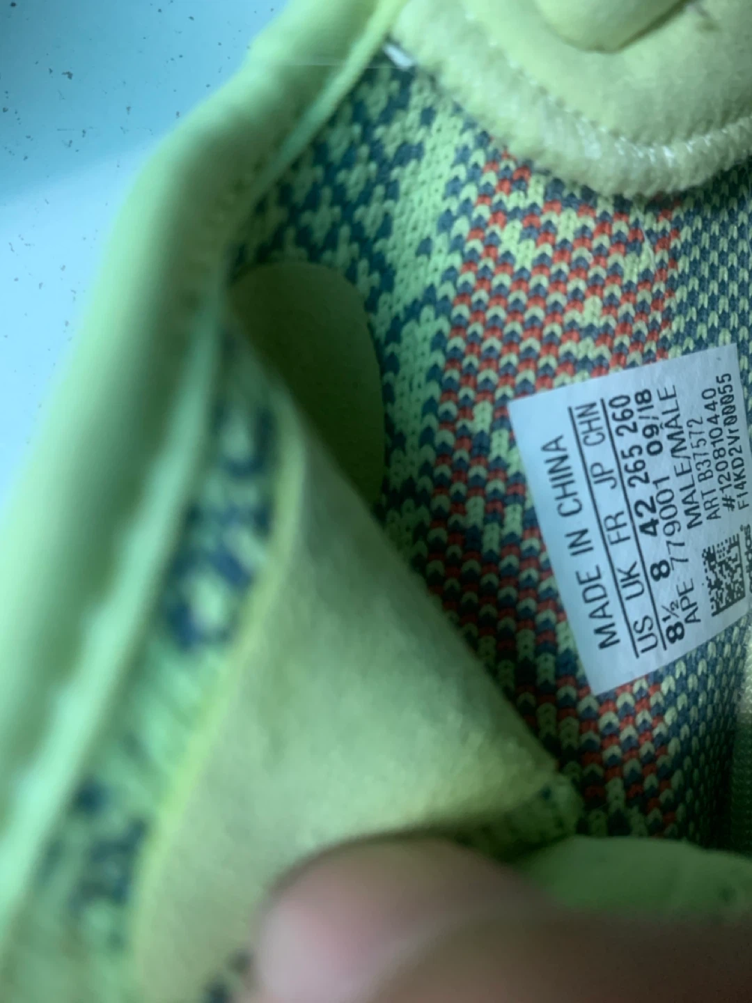 Adidas Yeezy Boost 350 V2 "Semi Frozen Yellow" Sneakers - photo 4