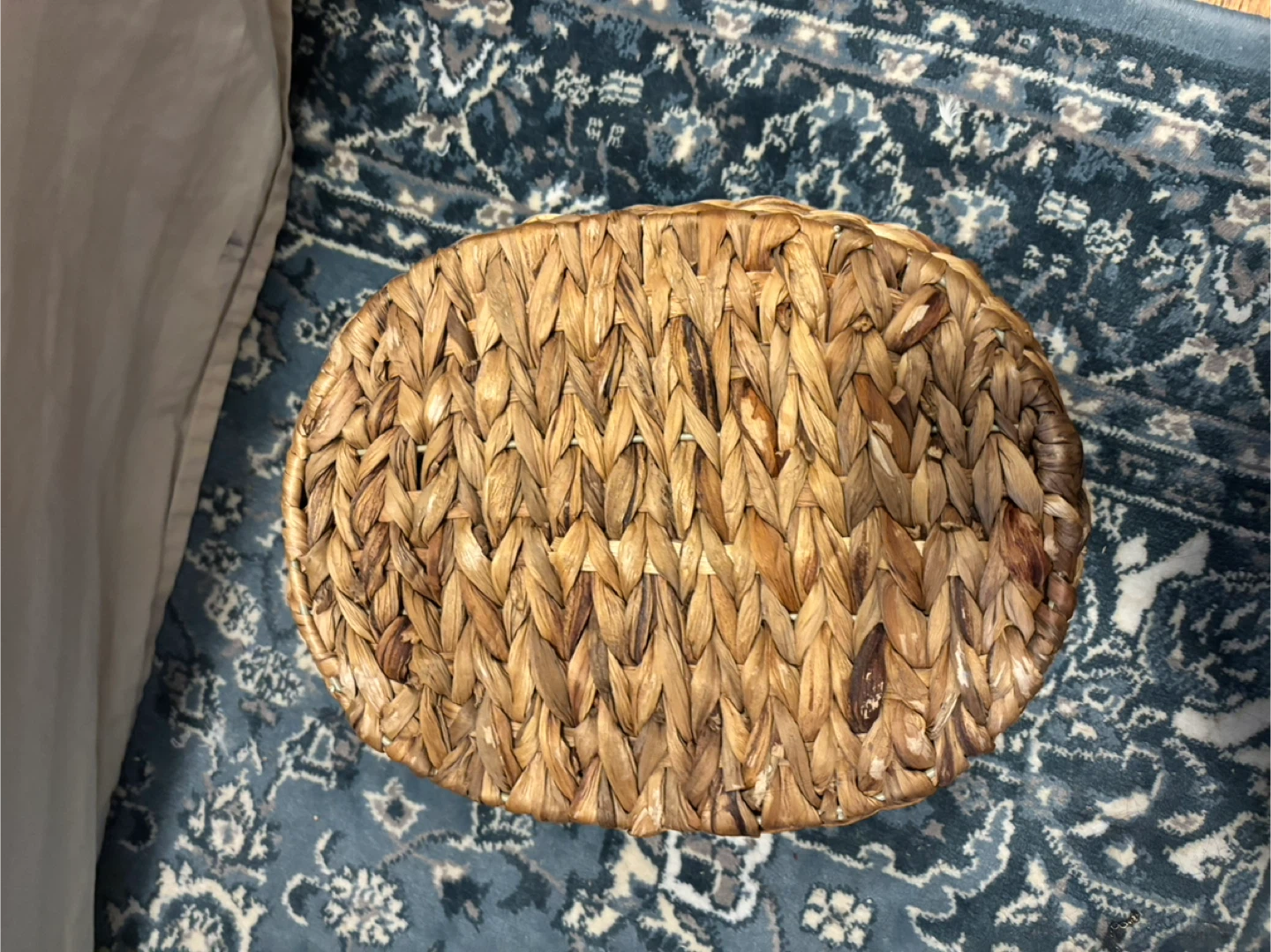 Woven Basket with Handles - photo 4