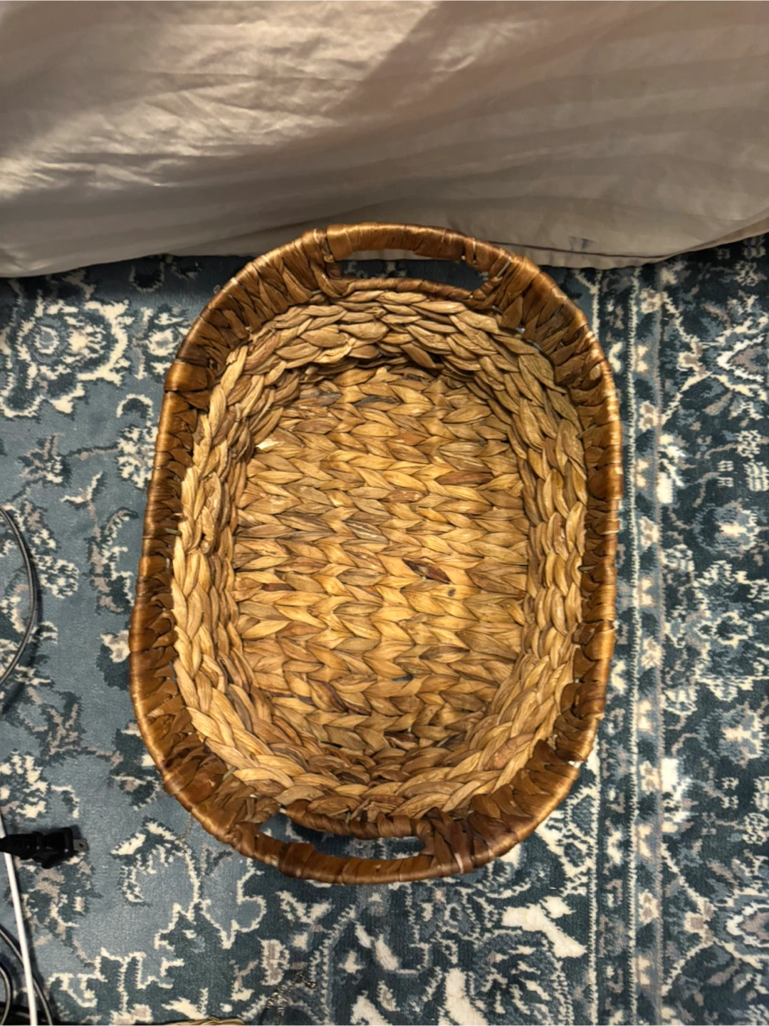 Woven Basket with Handles