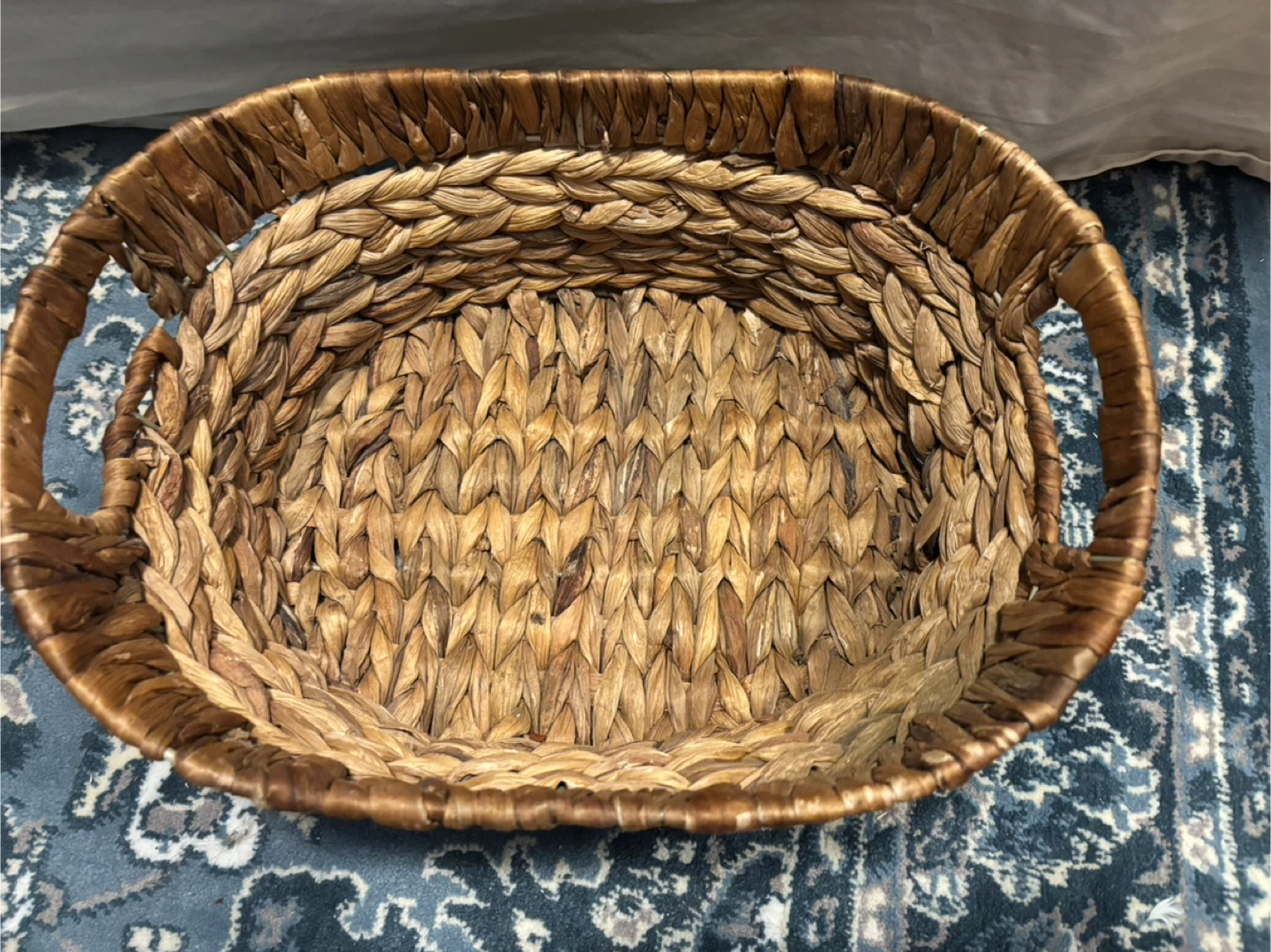 Woven Basket with Handles - photo 3