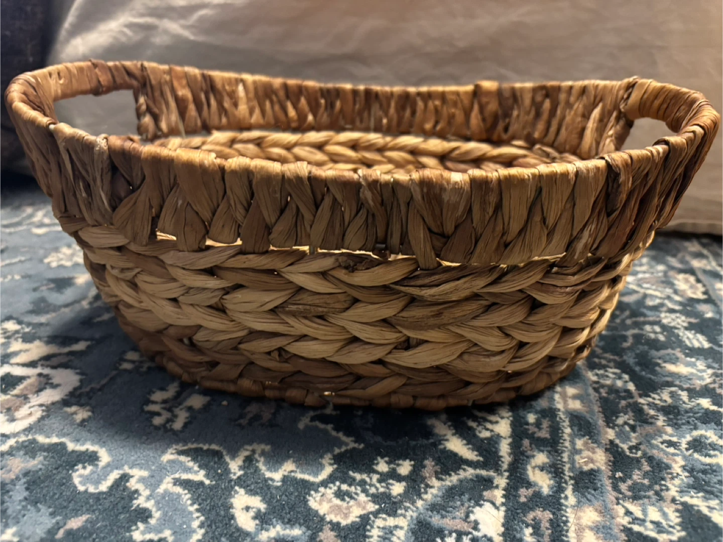 Woven Basket with Handles - photo 2