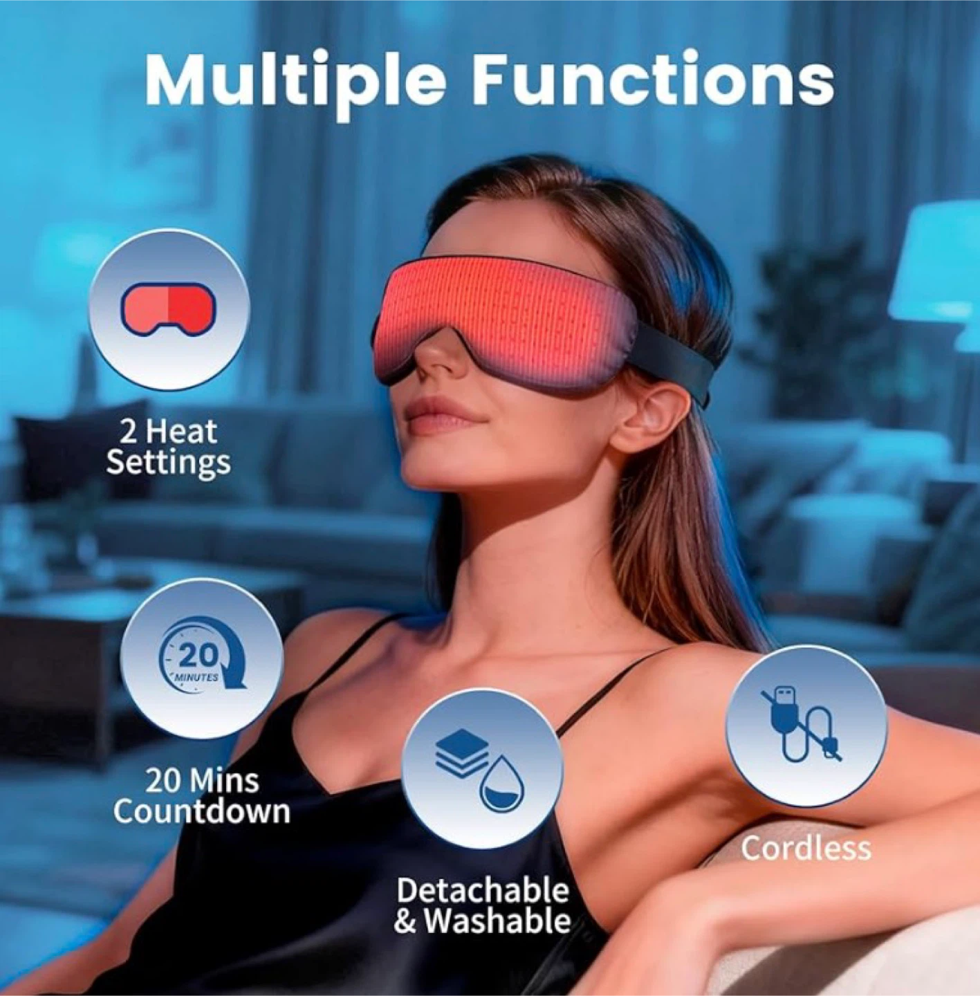 Rechargeable Heated Eye Mask - photo 2