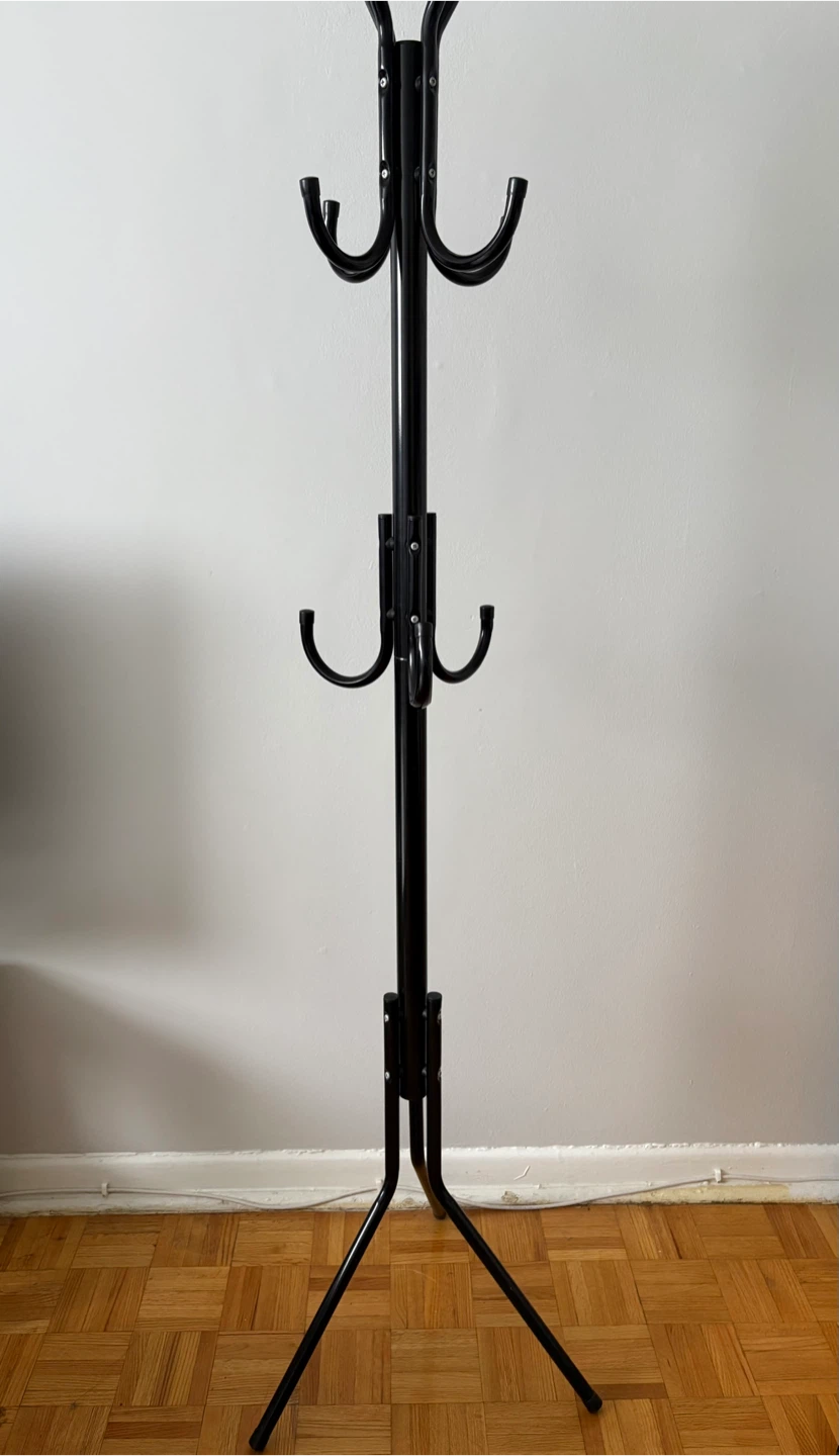 Black Coat Rack Stand