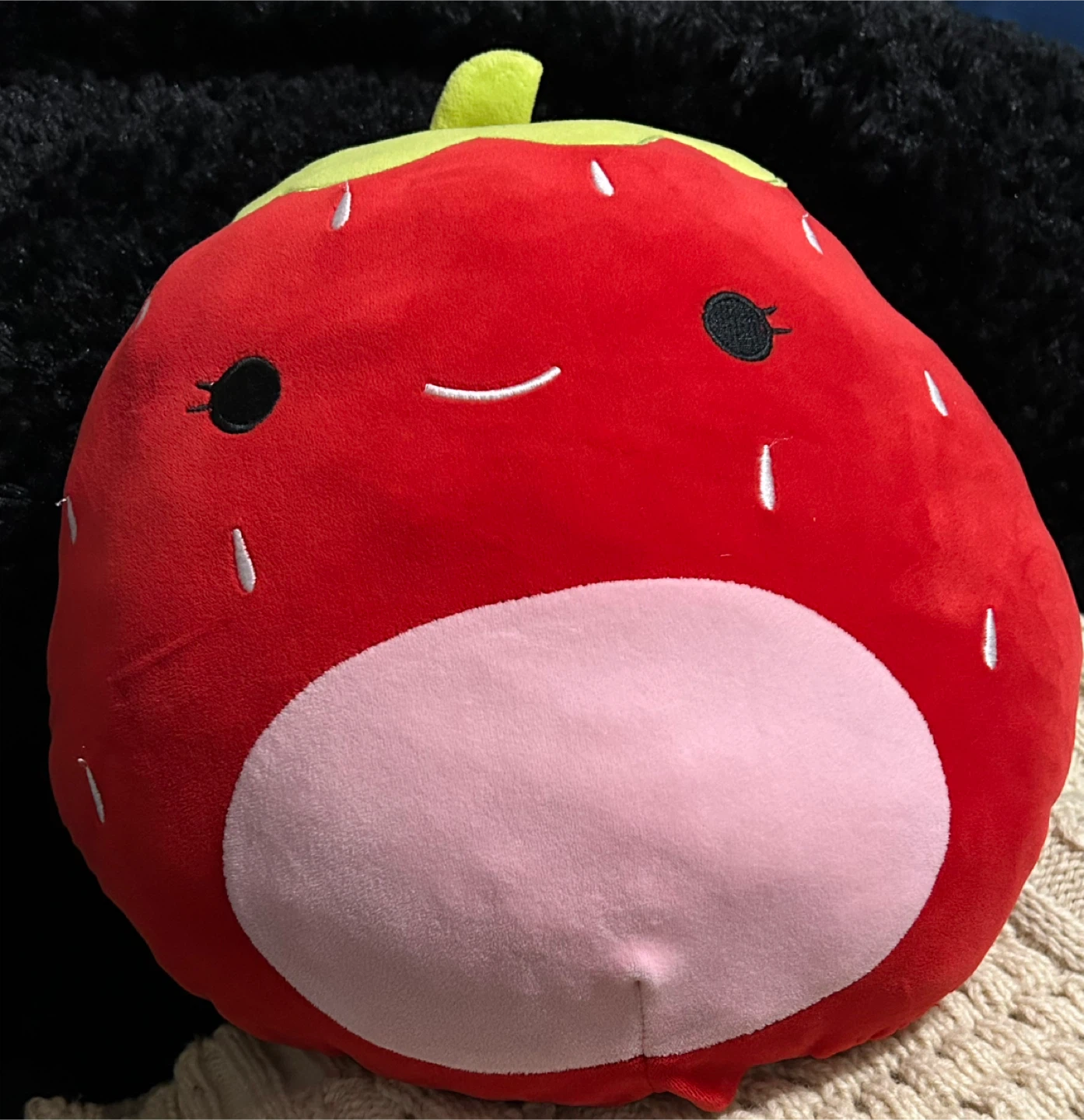 Scarlet the Strawberry Sqishmallow 12” Plush Pillow 🥕
