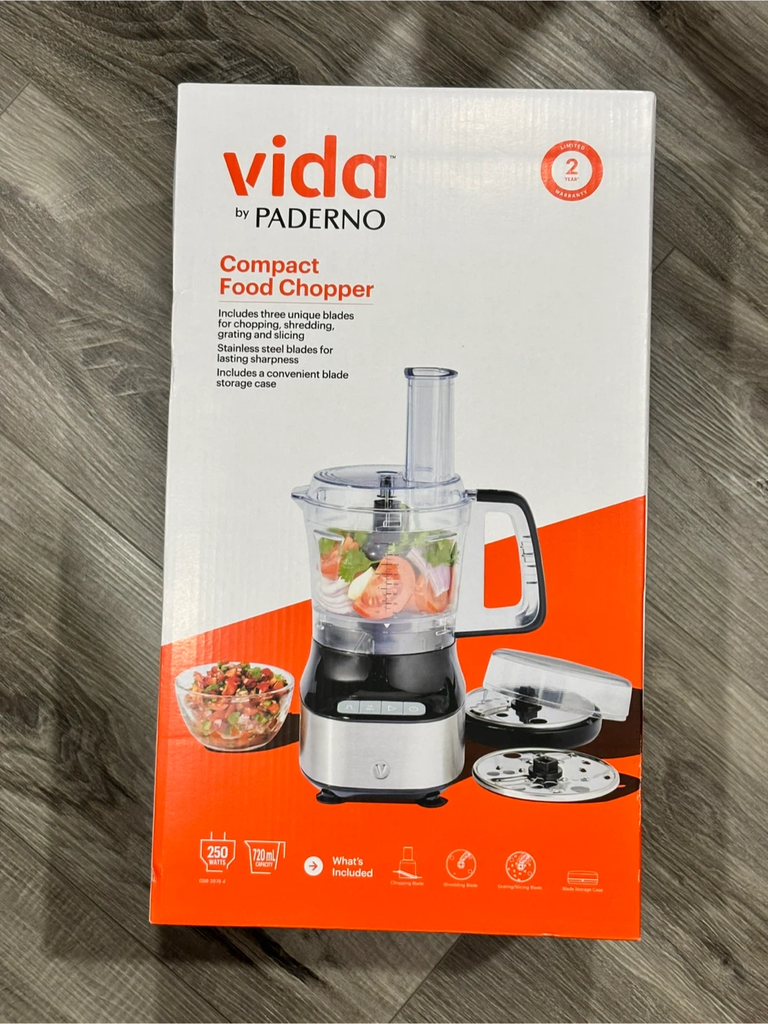 NEW: Vida by Paderno Compact Food Chopper