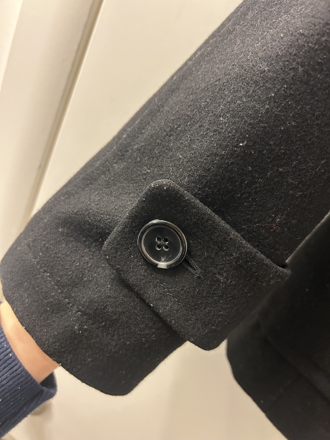 Bossini Black Duffle Coat with Toggle Closures - photo 4