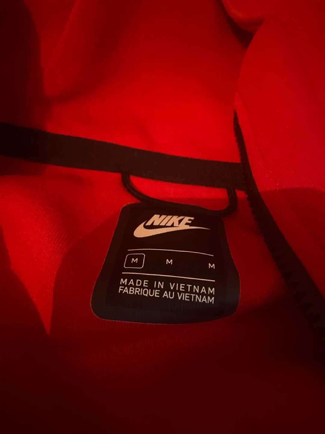Nike Tech Fleece Full Zip Hoodie Red Size M - photo 3