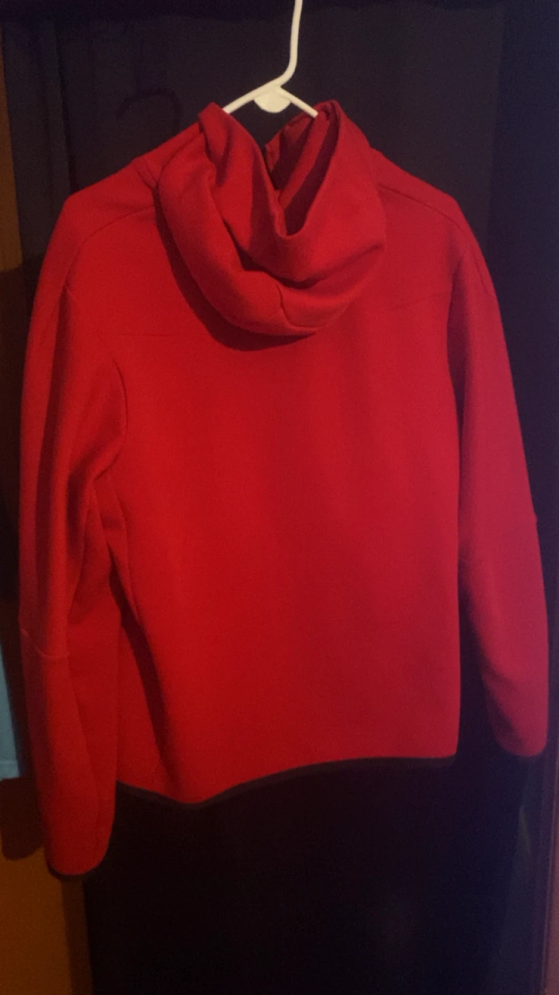Nike Tech Fleece Full Zip Hoodie Red Size M - photo 2