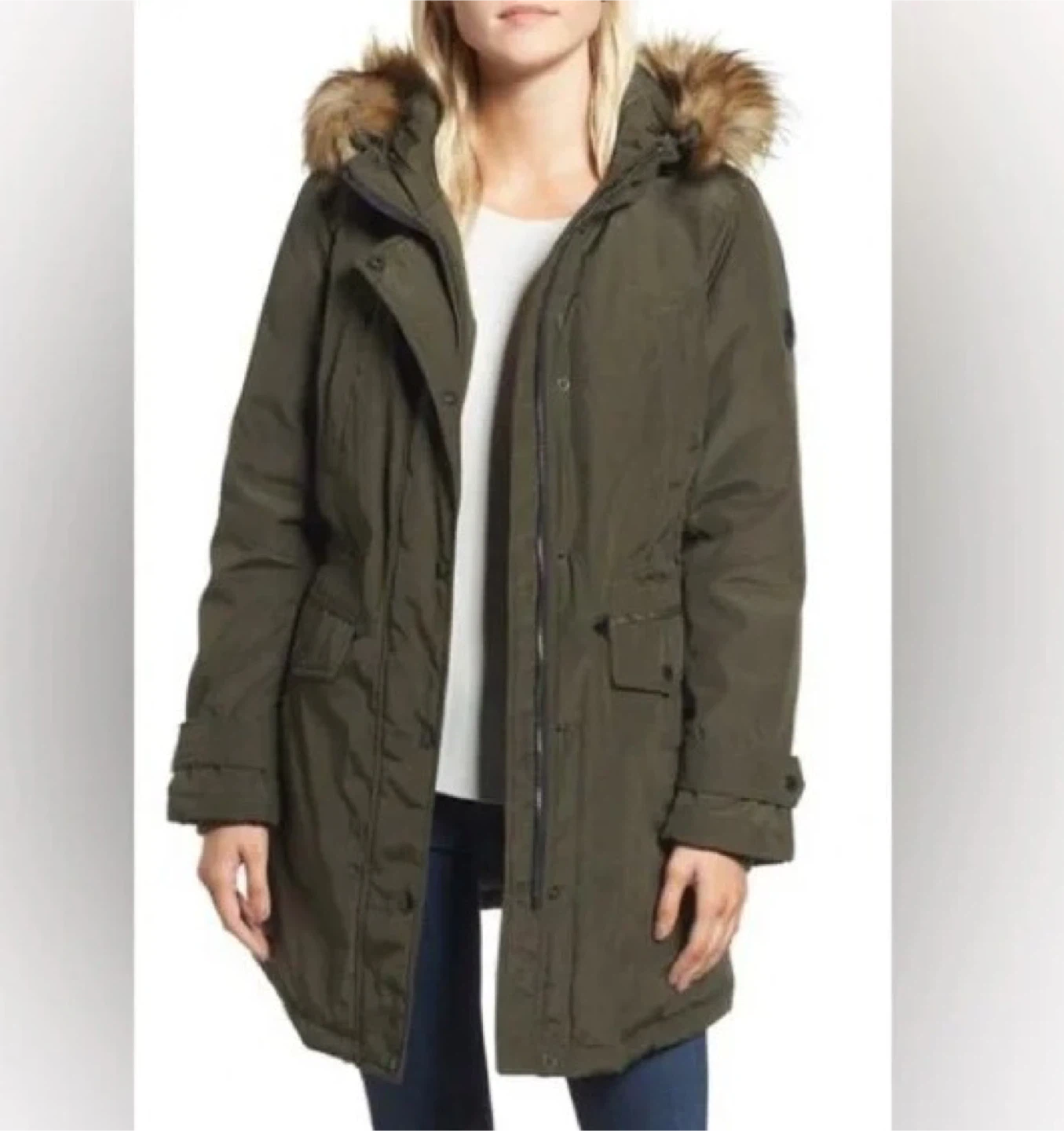 Michael Kors Olive / Green Winter Jacket - Size Small