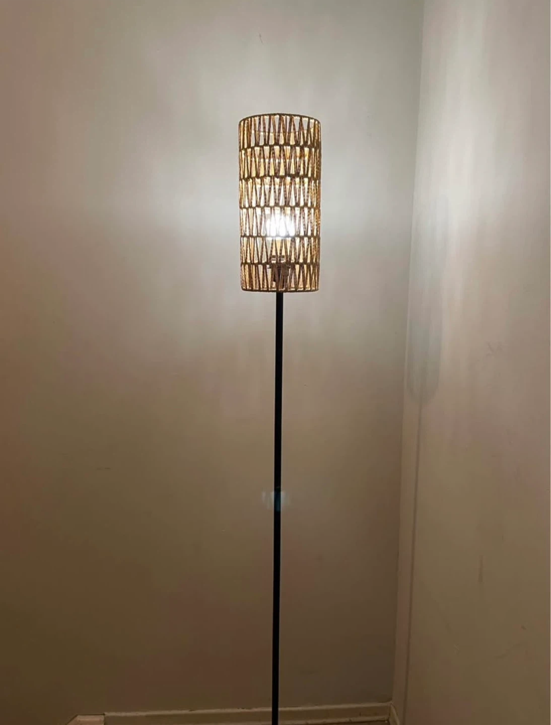 Woven Standing Floor Lamp