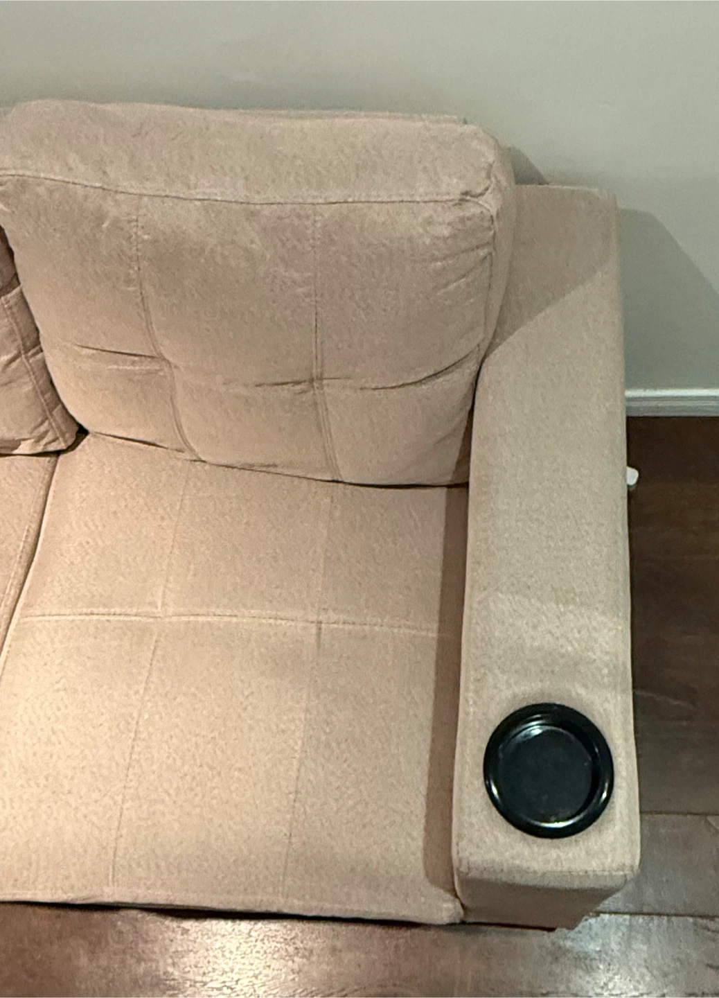 Beige L-Shaped 4-Seater Sectional – Right Side Lounge - photo 5
