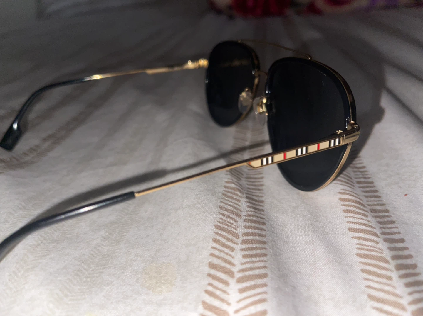 Burberry Sunglasses - Black Aviator Style - photo 3
