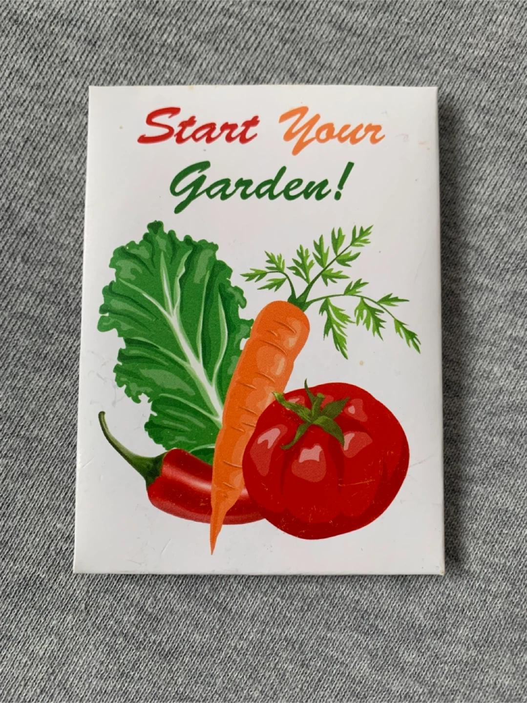 Start Your Garden Seed Packet 🥕