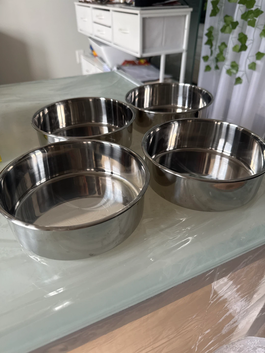 Set of 4 Stainless Steel Bowls