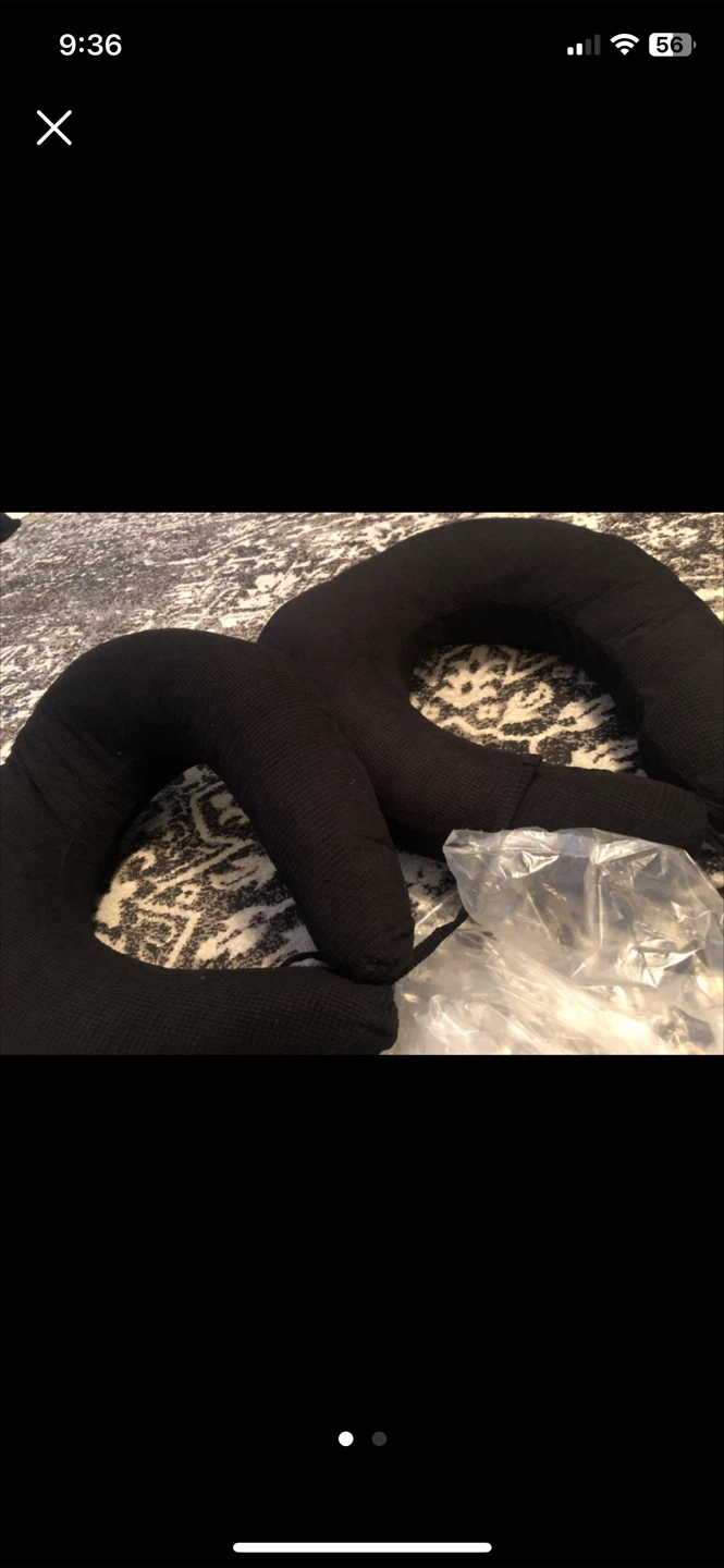 Black U-Shaped travel Pillow each $5